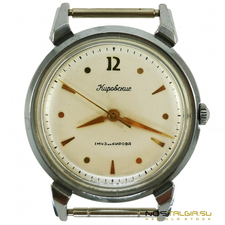 极为罕见的Kirovsky2408 1MCHZ-苏联手表与金色的手，与存储 