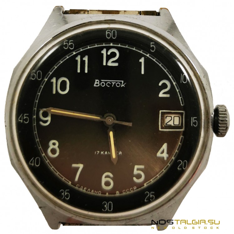 手表"沃斯托克"苏联2409，机械日历，使用