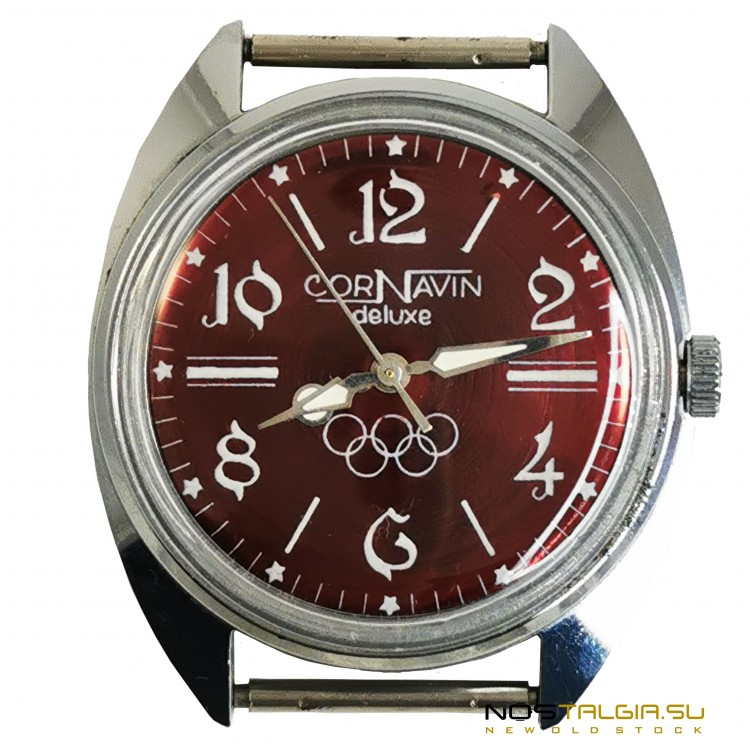 Часы ВОСТОК СССР Cornavin deluxe, Олимпиада 80, для иностранных делегаций