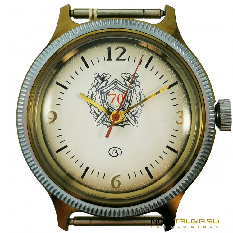 Комбинированные часы "Восток" - "Прокурорские"  2414-А СССР с документами, новые с хранения