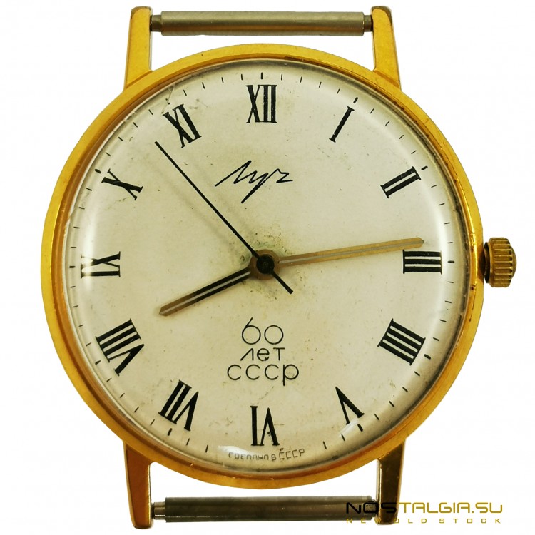 罕见的超薄机械手表"LUCH"（2209）苏联60年，新的存储