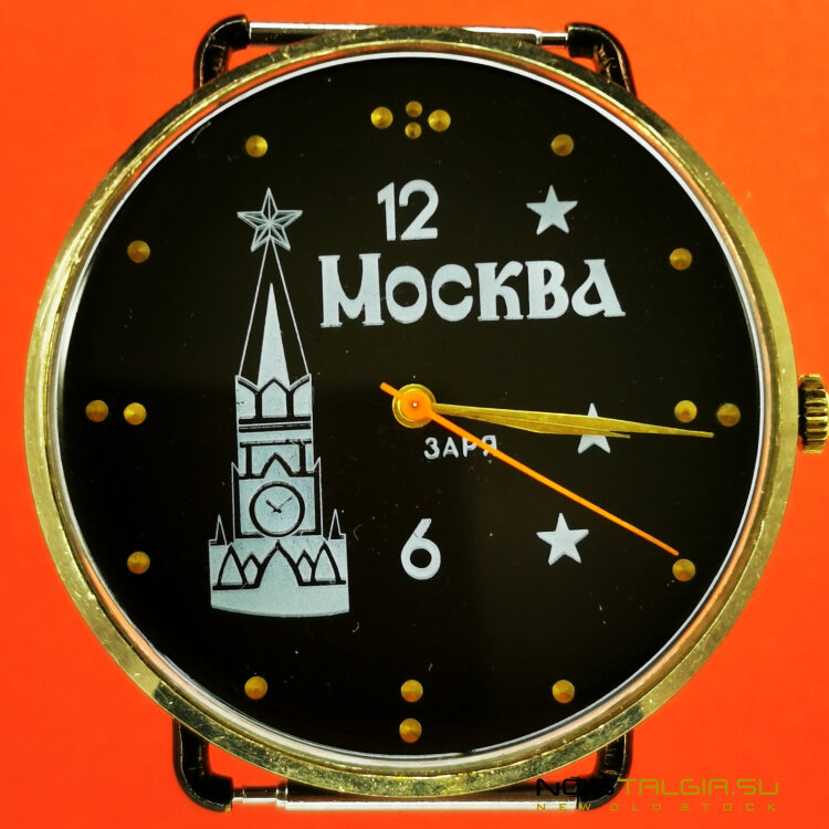苏联的Zarya"莫斯科"手表，1990年，从存储