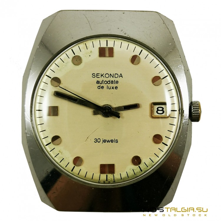手表"飞行/Sekonda"苏联，自动上链和侧日历，使用