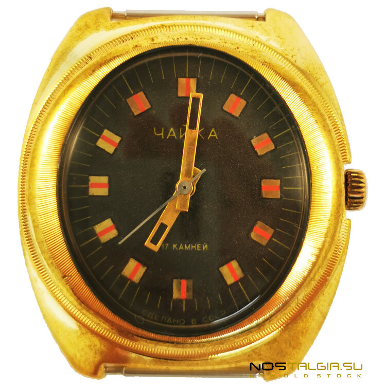 Наручные часы "Чайка " СССР механические, технически полностью исправны
