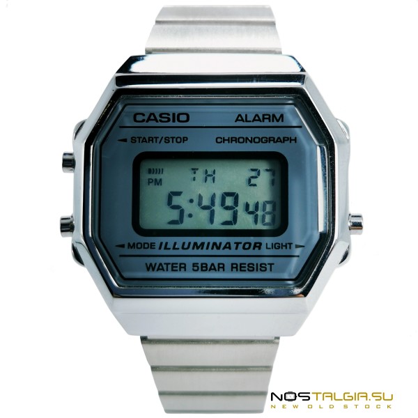 カシオレトロシリーズの電子時計、ブランドの箱に新しい-男のための最高の贈り物！ 