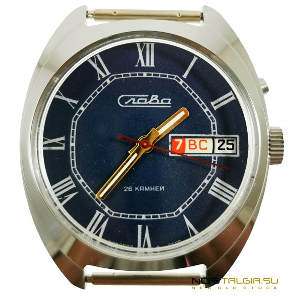 Slavaの腕時計2427の動きおよび貯蔵から新しい二重カレンダーが付いている  