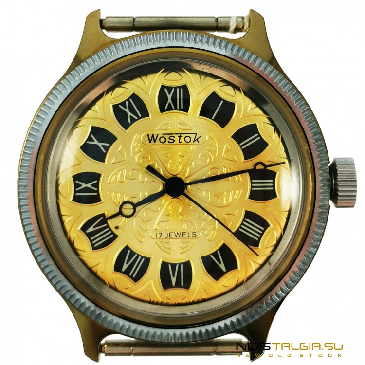 沃斯托克2409-苏联手表与罗马数字和服务机制，新的存储 