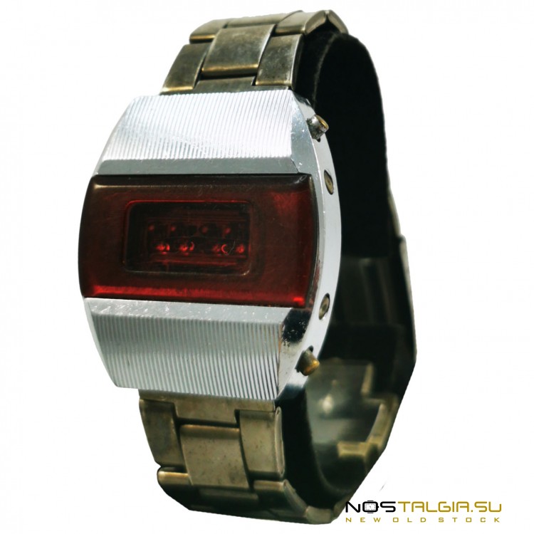 手表"电子1"苏联终结者（脉冲星）与金属手镯，使用