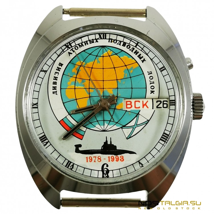 罕见的机械手表"荣耀"-2428苏联"核潜艇师"，新从存储  