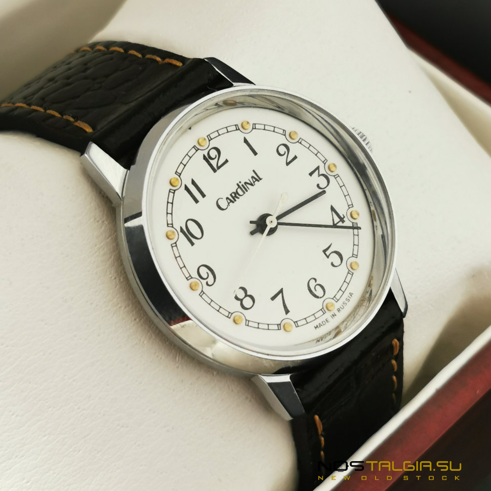 Buy Unisex Vintage Cardinal Ultra Thin Quartz Watch in Excellent Condition.  Online in India - Etsy