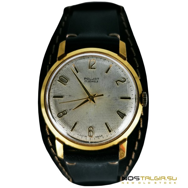 Raro reloj de Vuelo de los años 70 de la URSS con correa de cuero hecha a mano