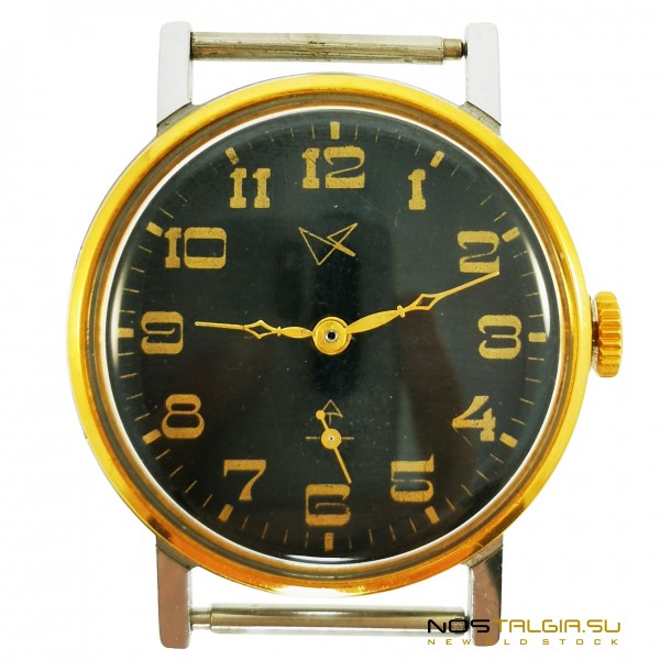 Часы "Зим" Optim - Maveg 2602 в комбинированном корпусе, механические с вынесенной секундной стрелкой