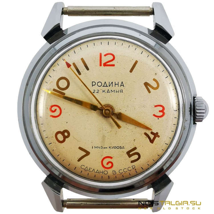 Очень редкие часы "Родина" СССР механические с автоподзаводом, новые с хранения 