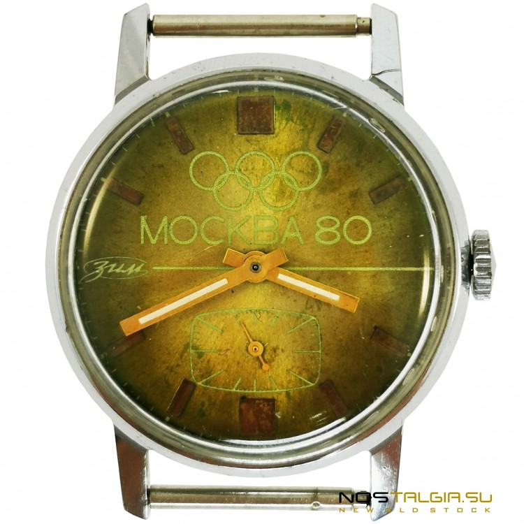 手表"Zim""莫斯科-1980年奥运会"机械，新的存储 