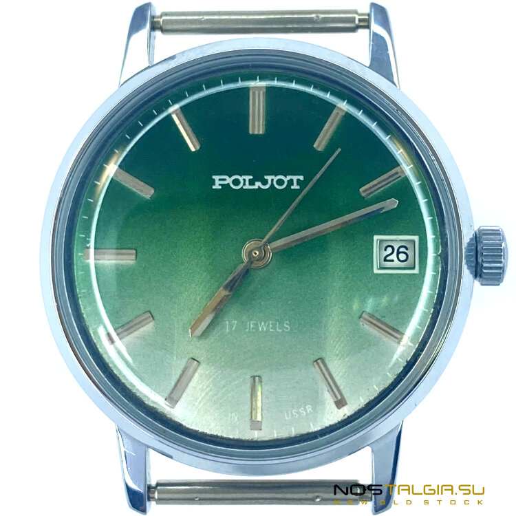 苏联的飞行手表是祖母绿，从私人收藏中全新推出