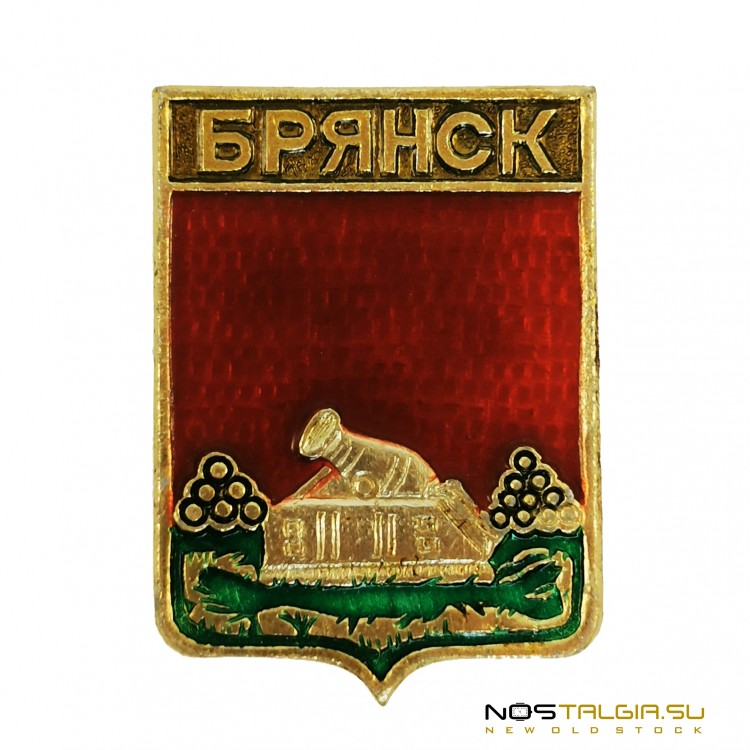 苏联徽章"布良斯克-纹章"-良好的条件 