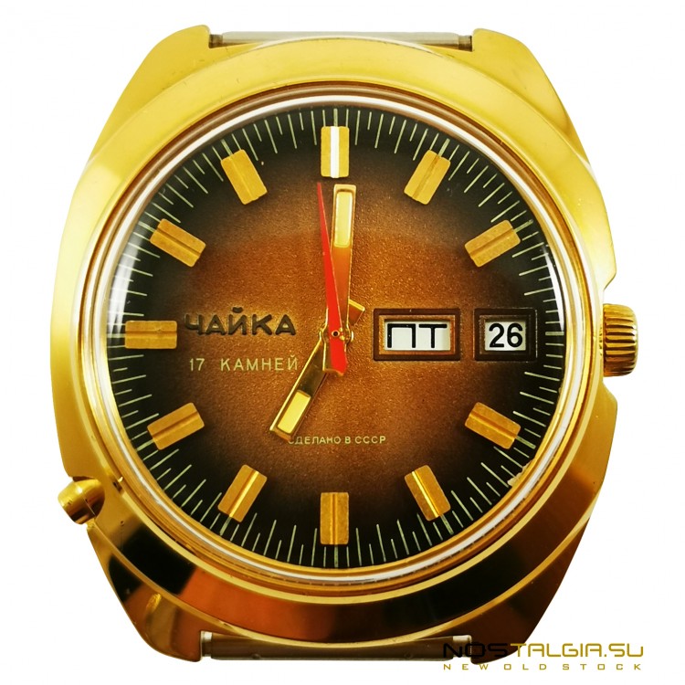 非常罕见的手表"Chaika"2628N苏联在条件优良的情况下，与文件 