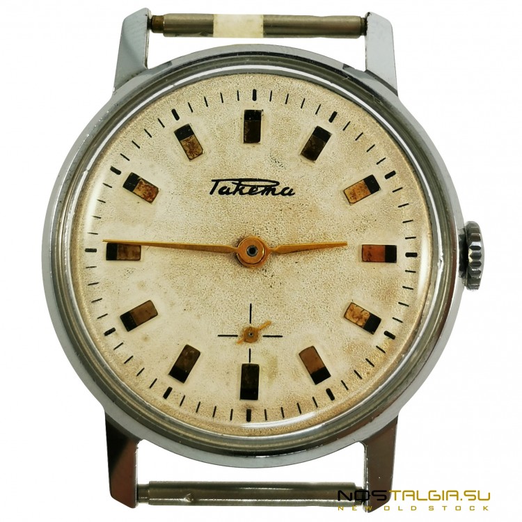一个非常罕见的手表"火箭"-苏联的2628-N与第二只手删除，在良好的条件下，与存储 