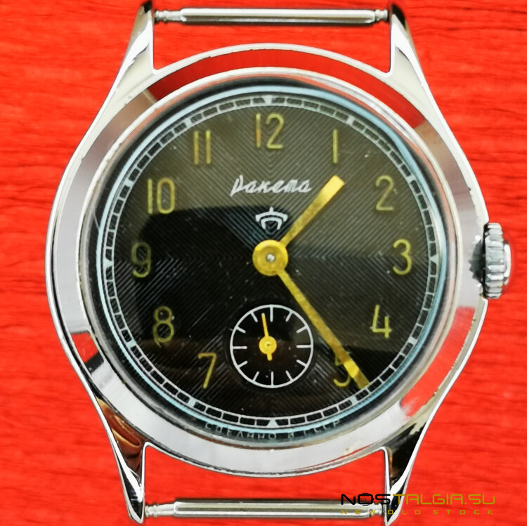 罕见的手表"火箭"的苏联60年代初，与存储