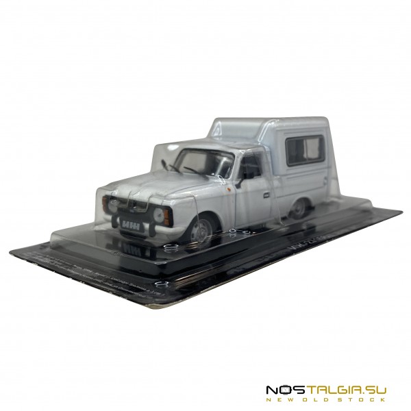 Exact copy of the IZH-27157 car, scale 1:43, sealed, white, new from storage